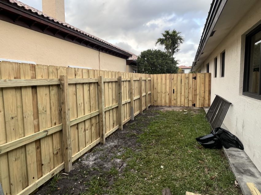 Fencing — completed work by Handy Brothers LLC